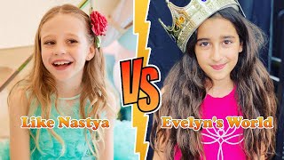 Like Nastya VS Evelyn's World Transformation 2024 ★ From Baby To Now