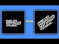 3D Perspective Sliding Text Effect Tutorial
