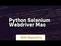 python selenium webdriver mac