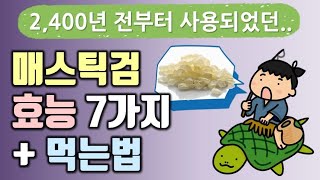 매스틱검 효능 7가지와 먹는법, 부작용도 알아봅시다.