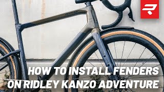 RIDLEY HOW TO - How to install fenders on Ridley Kanzo Adventure