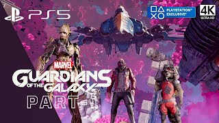 Guardians of The Galaxy (PS5) - Gameplay Walkthrough Part 1 [4K 60 FPS UHD] - No Commentary