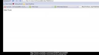HTML Editing/Programming Tutorial -14-NoScript Tags
