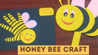 How to Make Simple Honey Bee | DIY Craft Honey Bee | Kids Project Honey Bee