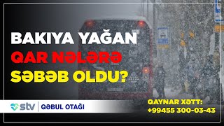 BAKIYA YAĞAN QAR NƏLƏRƏ SƏBƏB OLDU?