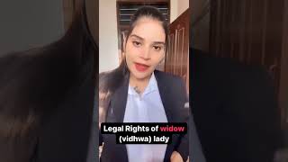 Legal Rights of Widow (vidhwa) Lady #lisathakur #law #widow #lady #vidhwa #legal #rights