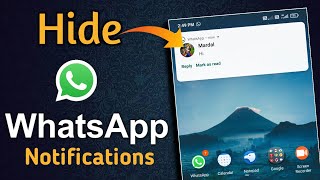 How to Hide Whatsapp Notifications || Whatsapp New Tips & Tricks Telugu 2021