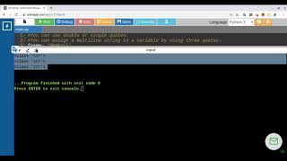 Python: Multi-line String