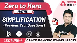 Simplification Previous Year Questions | Maths | Adda247 Banking Classes | Lec-7