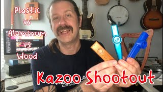 Inexpensive Kazoo Shootout (Plastic vs Aluminum vs Wood)