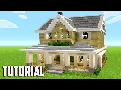 Minecraft How To Build A Suburban House Tutorial