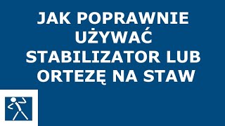 Stabilizator na staw | Pas stabilizujący kręgosłup | Jak prawidłowo stosować? I 🇵🇱 🇪🇺