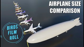 Airplane Size Comparison ✈️ | 3D