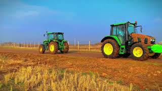 Johndeere 6105R vs Johndeere 6100M