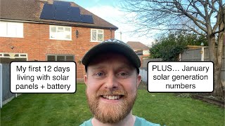 My first 12 days living with my solar + battery system... PLUS Generations numbers!