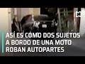 Captan robo de autopartes en Pantitlán - Las Noticias