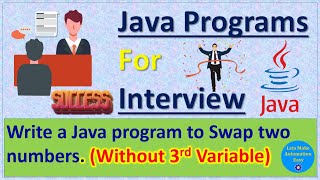 Java program to Swap two numbers. (Without Using Third Variable) | Pradeep Nailwal