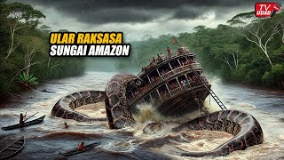 Ngeri!! Ular Raksasa Yacumama Ternyata Masih Hidup di Sungai Amazon, Wisatawan Ketakutan