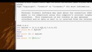 Python Tutorial #11 - Membership & Useful Functions