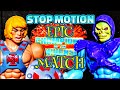 Masters Of The Universe - He-man vs Skeletor - stop motion - season 3 - Action Figure Wrestling