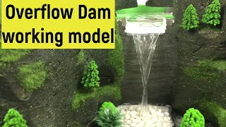 Dam working model | Overflow dam model | Jungle waterfalls model | Science project ideas |Water dam