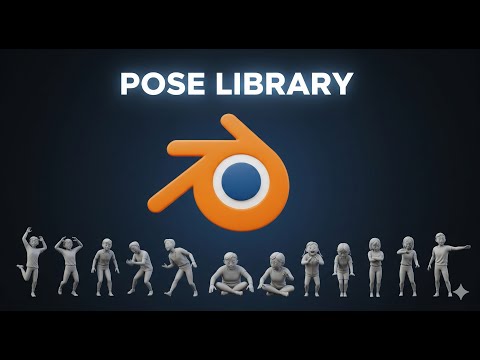 Pose Library Asset Browser Part 01 Blender Tutorial Youtube