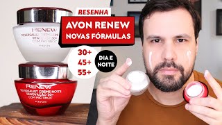 NOVA LINHA RENEW 30+ 45+ e 55+ Noite e Dia com Protinol Resenha Completa Avon