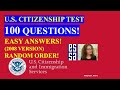 2022 - 100 Civics Questions (2008 VERSION) for the U.S. Citizenship Test   (5)