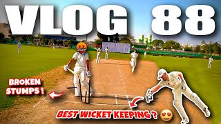 Is this the BEST WICKET KEEPING in my Vlogs?😍 Gusse main stumps tod di😡| 40 Overs Cricket Match