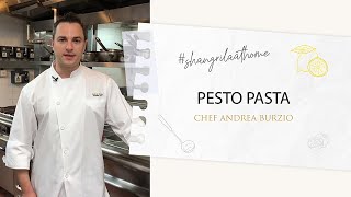 Pesto Pasta by Chef Andrea Burzio