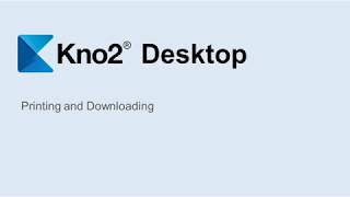 Kno2 Desktop - Receiving and Downloading