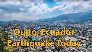 Ecuador Earthquake Today | Magnitude 4.6 earthquake recorded near Quito