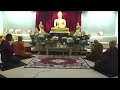 evening buddha puja and chanting