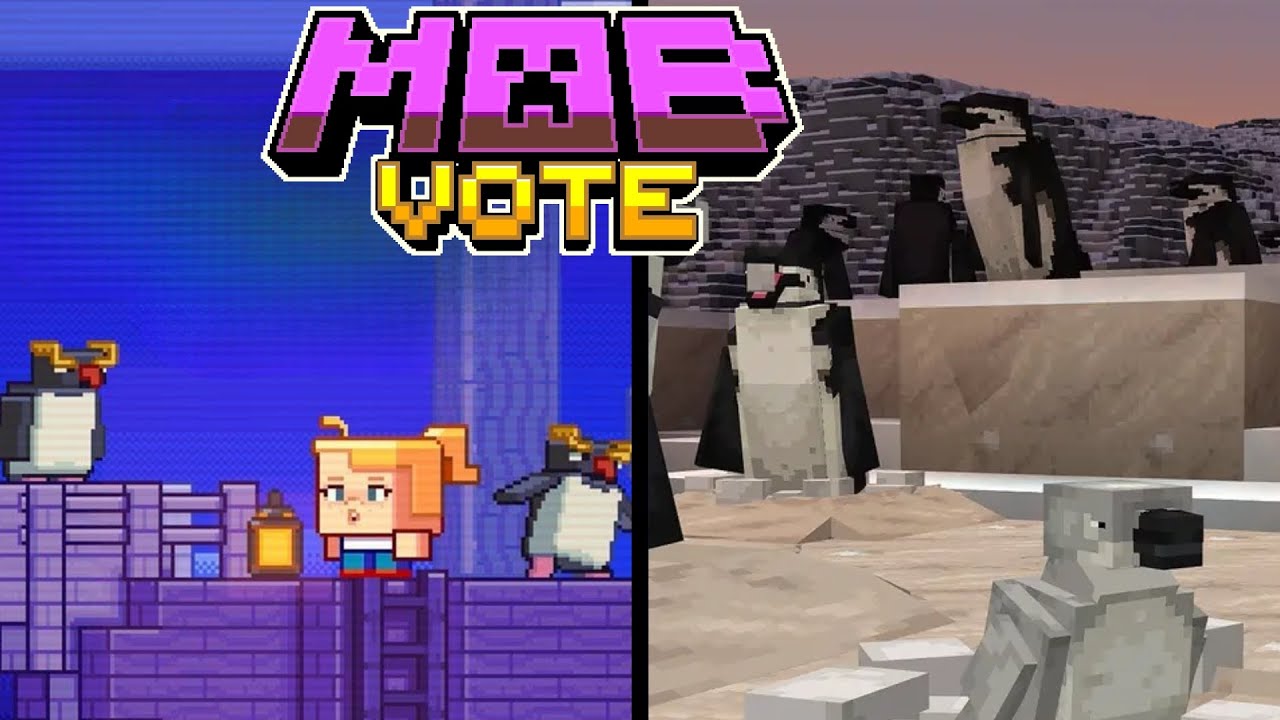 TERZO DEI 3 MOB: PINGUINO - MINECRAFT MOB VOTE 2023 - YouTube