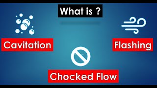 What is CAVITATION, FLASHING and CHOKED FLOW in Control Valve (MOST SIMPLE EXPLANATION)