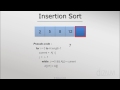 Insertion Sort Pseudocode
