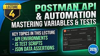 API Testing Tutorial: Environment Management & JSON Assertions in Postman | Lecture 4 | Tech Bharat