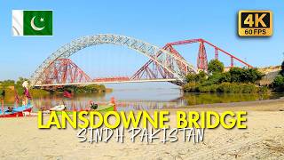 🇵🇰 Lansdowne Bridge Sukkur, Pakistan Walking Tour in 4K 60FPS