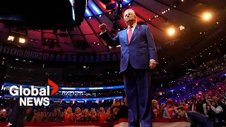 US election 2024: Trump campaigns in New York’s Madison Square Garden