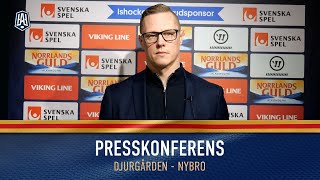 Presskonferens | DIF-Nybro 1-2