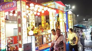 雨中游行途径前国泰戏院乙巳年马六甲喜宁宫关帝庙游行Guan Di temple procession 2025