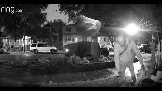 Chicago vandal cuts heads off inflatable Halloween decorations