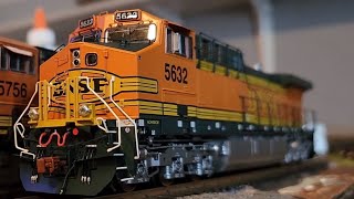 BRAND NEW! scaletrains rivet counter ho scale bnsf ac4400cw review!