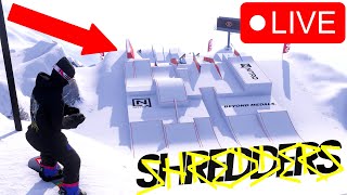 SHREDDERS 540 INVITATIONAL CONTEST LIVE! PRO SNOWBOARDERS JUDGE VIRTUAL SNOWBOARDERS!