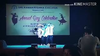 funny dance by ramakrishna final year students