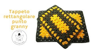 TUTORIAL: Tappeto rettangolare punto granny***lafatattuttofare***