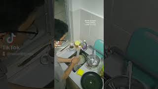 Basuh pinggan | wash dishes (lunch-15.8.22)