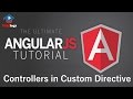 AngularJS Video Tutorials - Add Controllers in Custom Directive