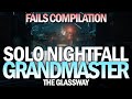 Solo Grandmaster The Glassway - All Fails Compilation [Destiny 2]