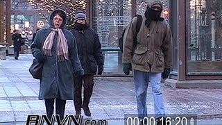 1/20/2004 Video of people in sub zero weather.